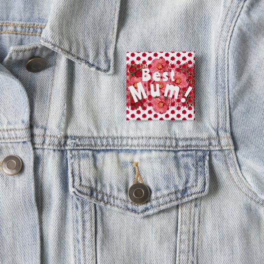 Beste Mama! Button (Beispiel)