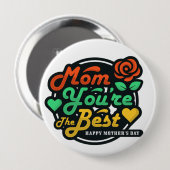 Beste Mama Button (Vorne & Hinten)