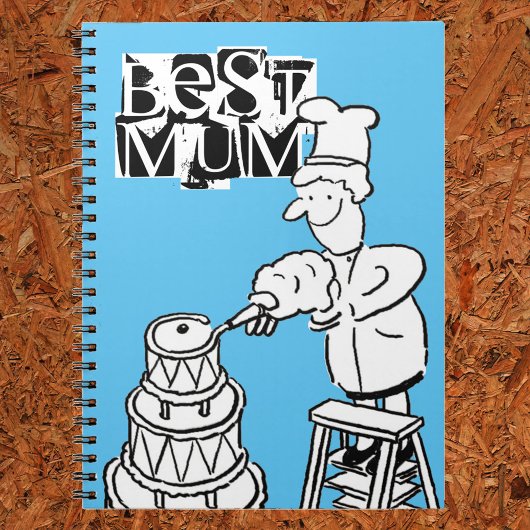 Beste Mama Cake Maker Dekorieren Riesenkuchen-Note Notizblock