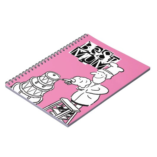 Beste Mama Cake Maker Dekorieren Riesenkuchen-Note Notizblock (Linke Seite)