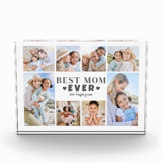 Beste Mama Collage Fotoblock (Vorderseite)