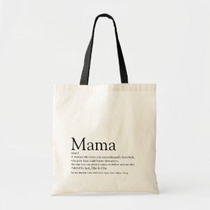 Beste Mama der Welt Definitionszitat Tragetasche