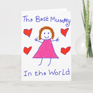 Beste Mama der Welt Feiertagskarte