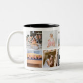 Beste Mama der Welt Fototasse Zweifarbige Tasse (Links)