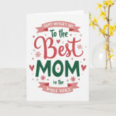 Beste Mama der Welt Karte (Gelbe Blume)
