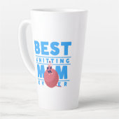 Beste Mama, die Mama stillen Milchtasse (Linke Ecke)