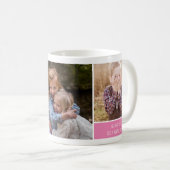 Beste Mama, drei FotoCollagen, individuell angepas Kaffeetasse (VorderseiteRechts)