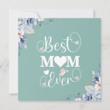 Beste Mama Eine elegante Grußkarte