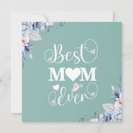 Beste Mama Eine elegante Grußkarte