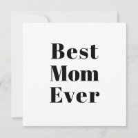Beste Mama Eine Schwarz-weiße, moderne Typografie