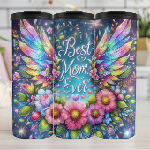 Beste Mama: Engel Wings, Blumentribut Thermosbecher