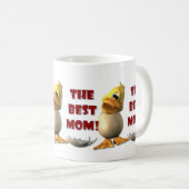 Beste Mama-Enten-Tasse Kaffeetasse (VorderseiteRechts)