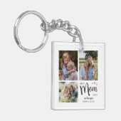 Beste Mama Erstellen Sie Ihr eigenes Foto Schlüsselanhänger (Vorderseite links)