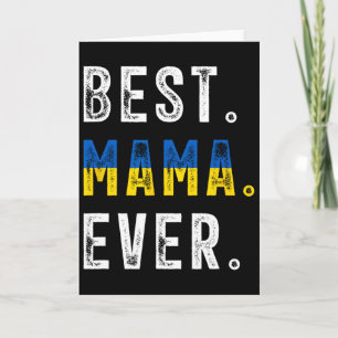 Beste Mama ever! Beste ukrainische Mutter Karte