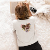 Beste Mama-Ever | Blühende Wildblumen Foto Herz Tri-Blend Shirt
