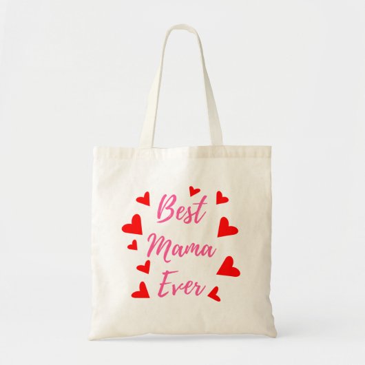 Beste Mama-Ever - Muttertagsgeschenk Idee Tragetasche (Vorne)