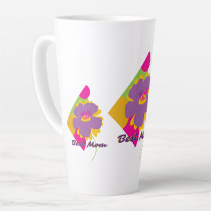 Beste Mama Farbige Trendige Gestaltung Milchtasse