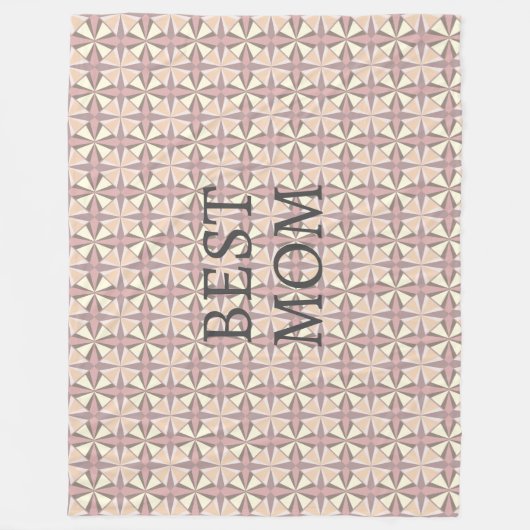 Beste Mama Fleecedecke (Vorderseite)