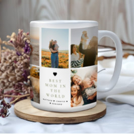 Beste Mama Foto Collage Geschenk Kaffeetasse