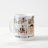 Beste Mama Foto Collage Mutter Kaffeetasse (Vorderseite Links)