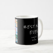 Beste Mama Foto Collage Muttertagskaffee Tasse (VorderseiteRechts)