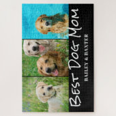 Beste Mama Foto Collage Name Puzzle (Vertikal)