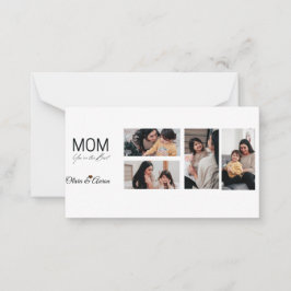 Beste Mama Foto-Collage-Tasse Mitteilungskarte