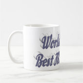 Beste Mama Foto Grauer Text Kaffeetasse (Links)