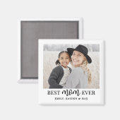 Beste Mama Foto Magnet (Vorderseite/Rückseite)