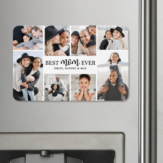Beste Mama Fotocollage Magnet