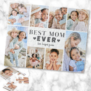 Beste Mama Fotocollage Puzzle
