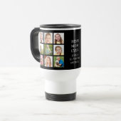 Beste Mama-FotoCollage Reisebecher (Vorderseite Links)