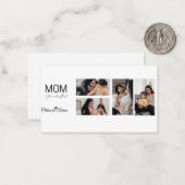 Beste-Mama-Fotocollage-Tasse Mitteilungskarte (Vorderseite/Rückseite Beispiel)