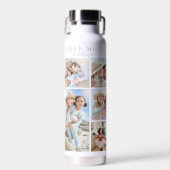 Beste Mama-FotoCollage Trinkflasche (Vorne)