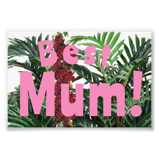 Beste Mama! Fotodruck (Vorne)