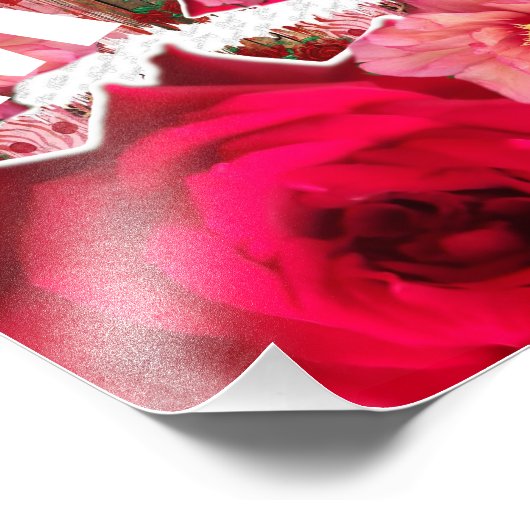 Beste Mama! Fotodruck (Ecke)