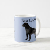 Beste Mama für Black Lab Kaffee Tasse Anpassen Lab (VorderseiteRechts)