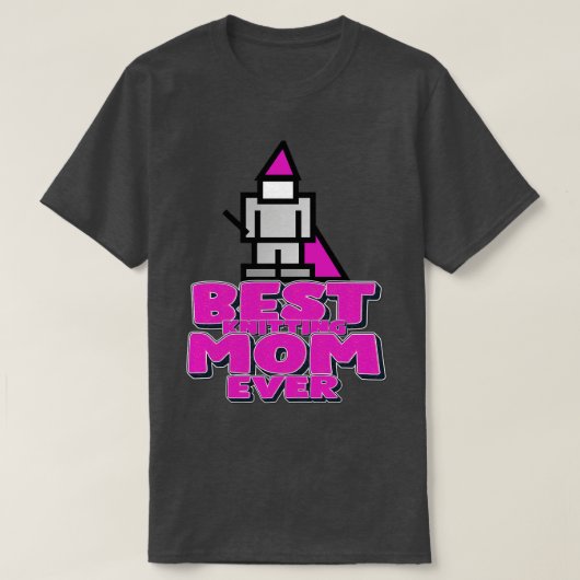 Beste Mama für das Stricken 230 T-Shirt (Design vorne)
