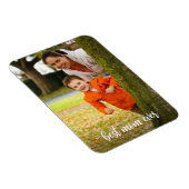 Beste Mama für ein benutzerdefiniertes Foto Magnet (Rechte Seite)