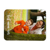 Beste Mama für ein benutzerdefiniertes Foto Magnet (Horizontal)