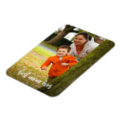 Beste Mama für ein benutzerdefiniertes Foto Magnet (Linke Seite)