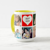 Beste Mama für Fotovorlagen Tasse (Vorderseite Links)