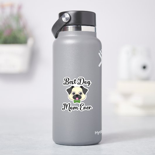 Beste Mama für Hunde Aufkleber (HydroFlask)