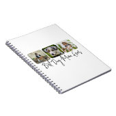 Beste Mama für Hunde - Benutzerdefinierte 3-Foto C Notizblock (Rechte Seite)