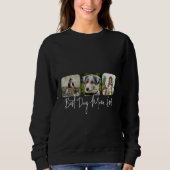Beste Mama für Hunde - Benutzerdefinierte 3-Foto C Sweatshirt (Vorderseite)