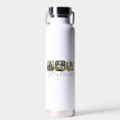 Beste Mama für Hunde - Benutzerdefinierte 3-Foto C Trinkflasche (Vorne)