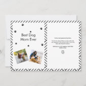 Beste Mama für Hunde Einladung (Vorderseite)