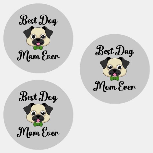 Beste Mama für Hunde Etiketten (Gruppe)