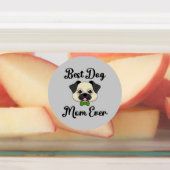 Beste Mama für Hunde Etiketten (Befestigt)