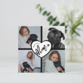 Beste Mama für Hunde | FotoCollage (Stehend Vorderseite)